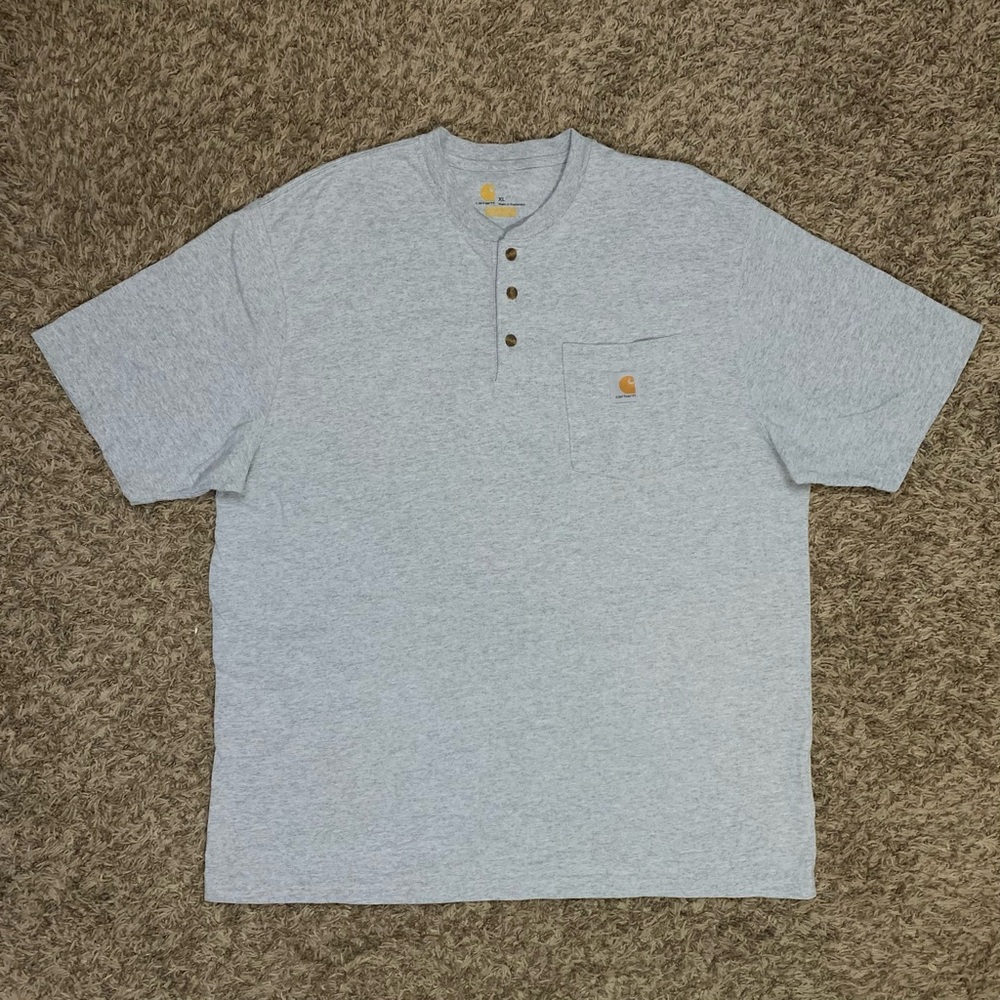 Carhartt / Short Sleeve Henley T-Shirt Size: XL